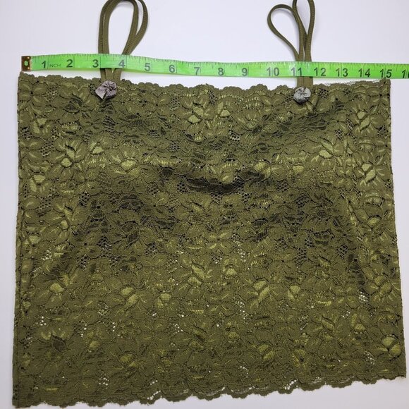 Lace Cami Crop Top Lace Bralette Stretchy Lace Camisole Lace Crop Tank Top - NEW - Picture 5 of 12